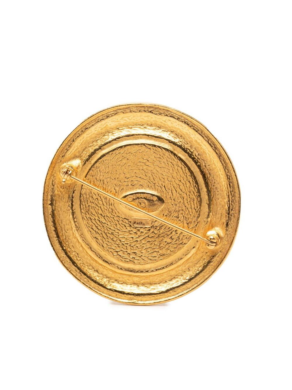 Chanel Cc Logo Brooch Metal #275706C62B - Picture 2 of 3